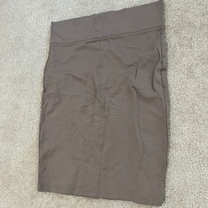 Tan Short Skirt